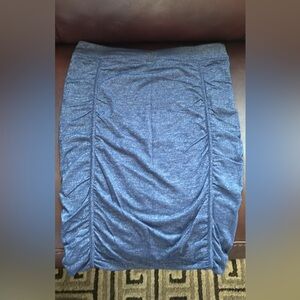 Athleta Heather Blue Pencil Skirt